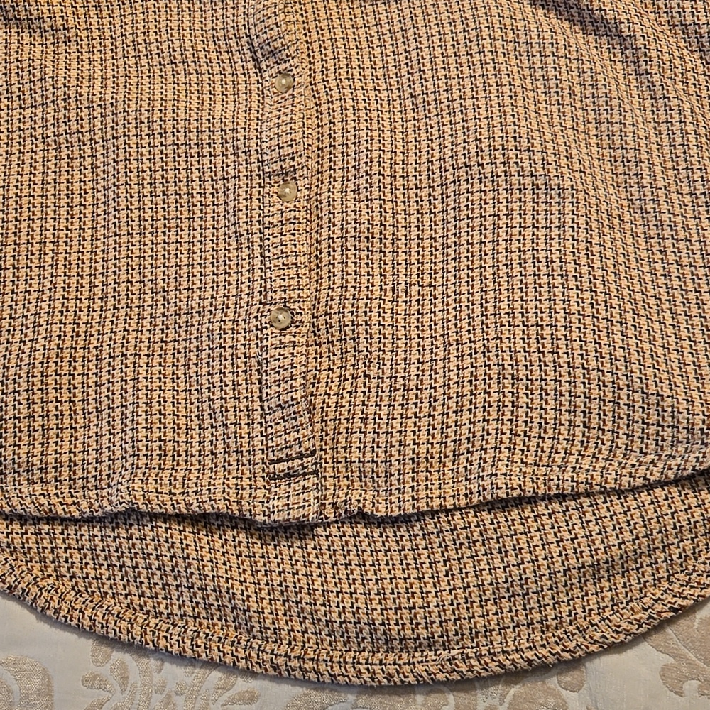 We The Free Womens Freddie Menswear Plaid Cotton Oversized Shirt Large - Picture 11 of 11